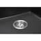 Msi Black Single Bowl 31in X 19in Quartz Undermount  Kitchen Sink ZOR-QTZ-SBSNK-0103 - alternate 2